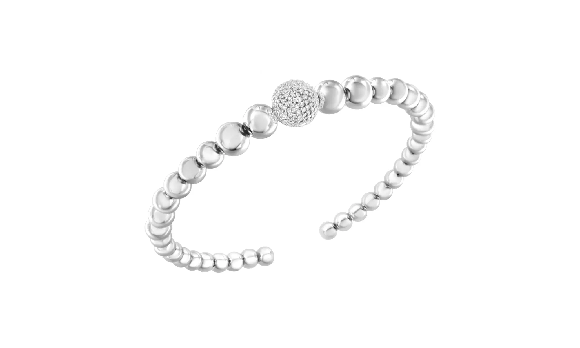 Sterling Silver & Genuine Diamond Bracelet Collection