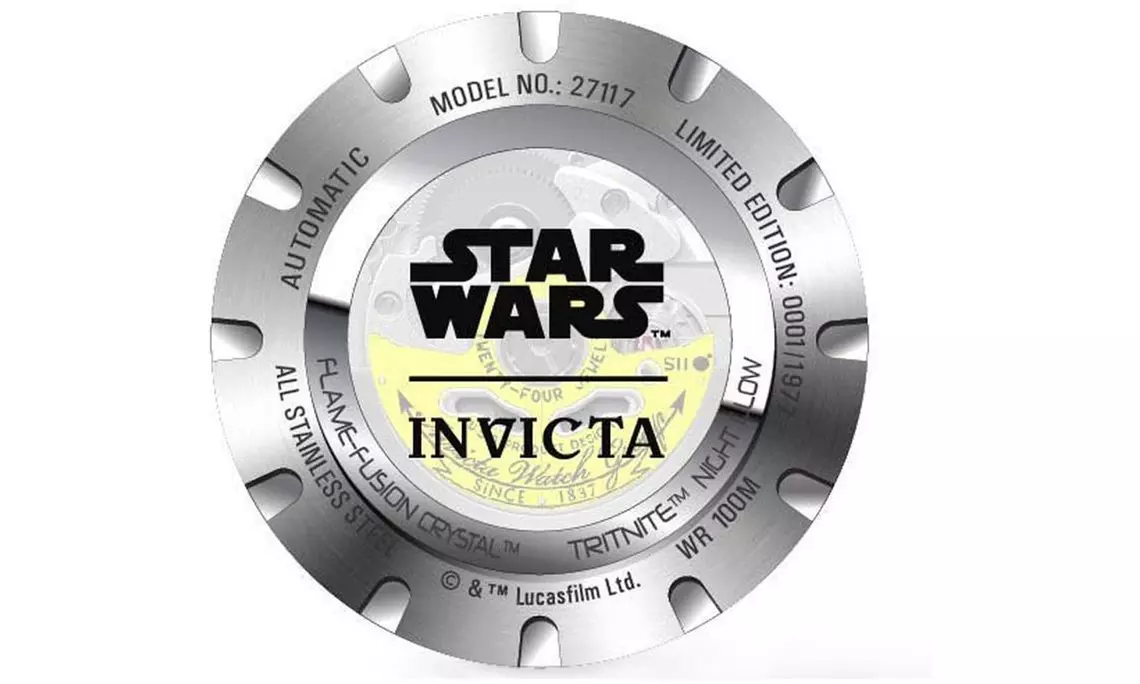 Invicta 27117 Star Wars Stormtrooper Men's 51mm Automatic Two-Tone Steel Watch - Second Medium
