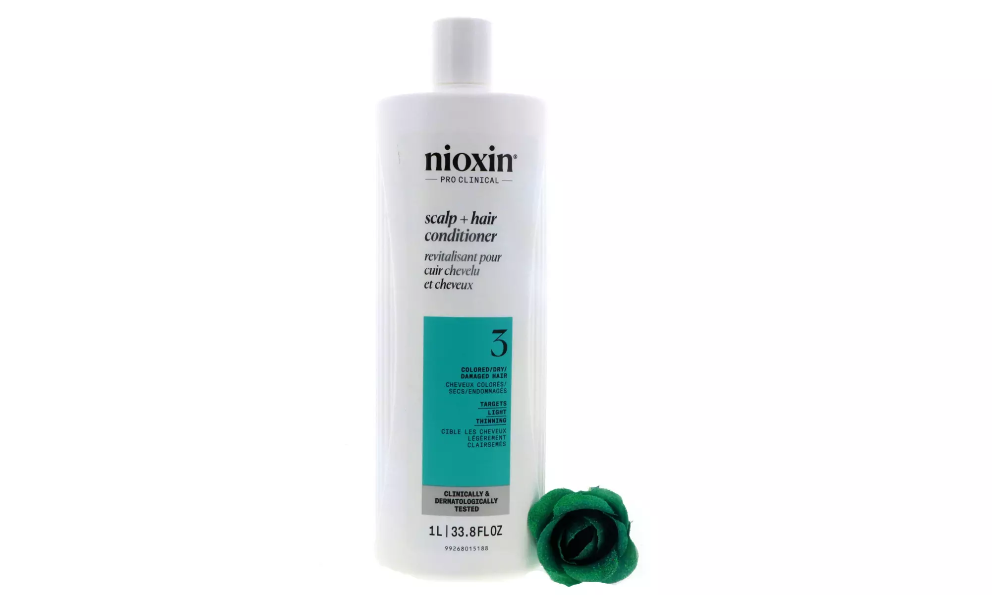 Nioxin Cleanser Shampoo and Scalp Therapy Conditioner Liter 33.8 oz Set Combo