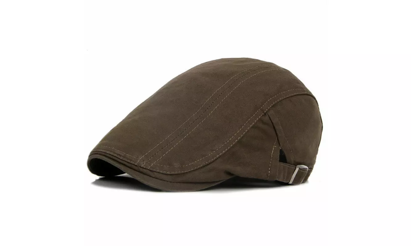 Men's Mesh Summer Gatsby Cap Ivy Hat Newsboy Golf Driving Flat Cabbie