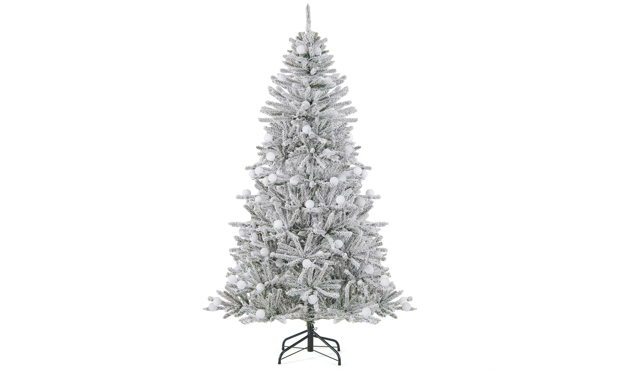Costway Pre-Lit Artificial Christmas Tree with Branch Tips | Warm White LED Lights | Easy Setup & Home Decor