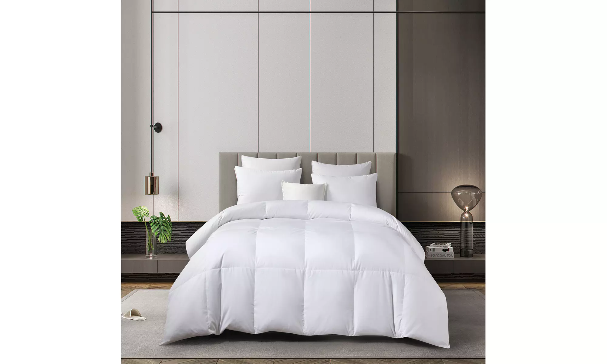 Martha Stewart 300tc Sateen Cotton Light Warmth Down Comforter