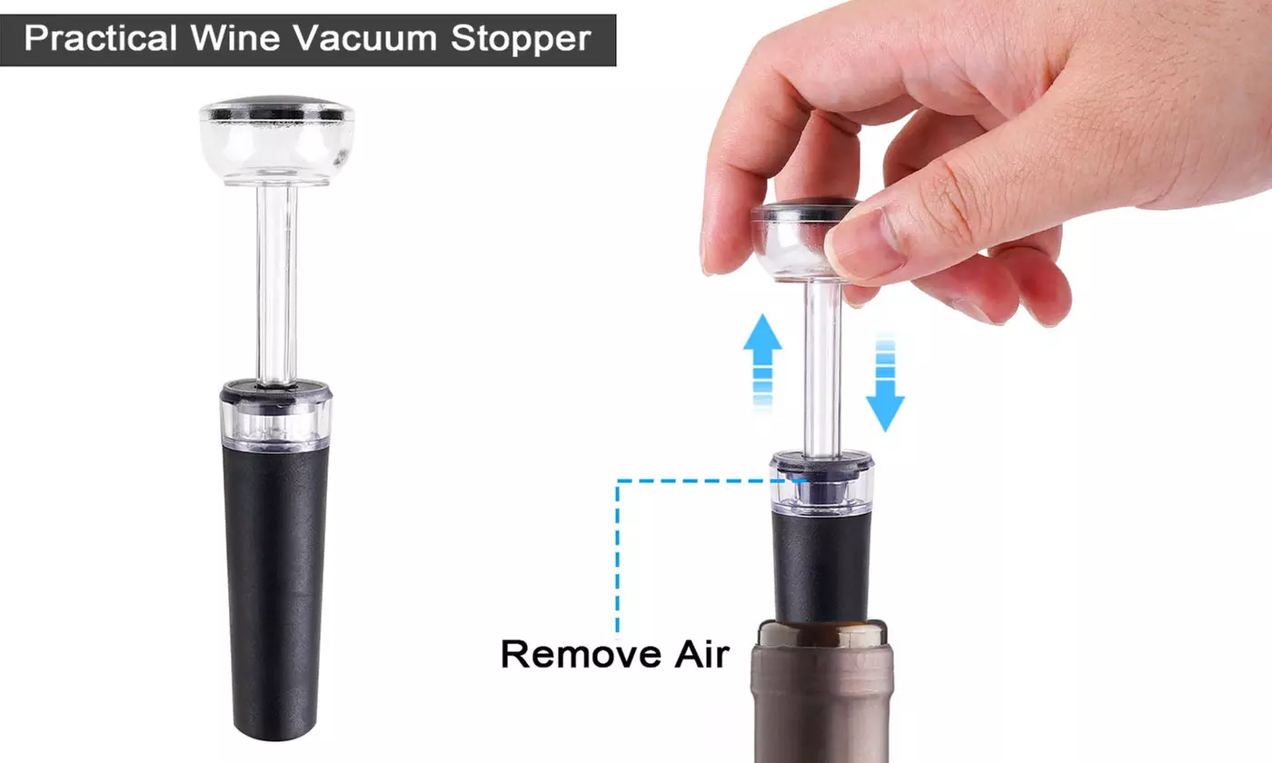 Electric Automatic Corkscrew Cordless 5-in-1 Wine Bottle Opener Set 