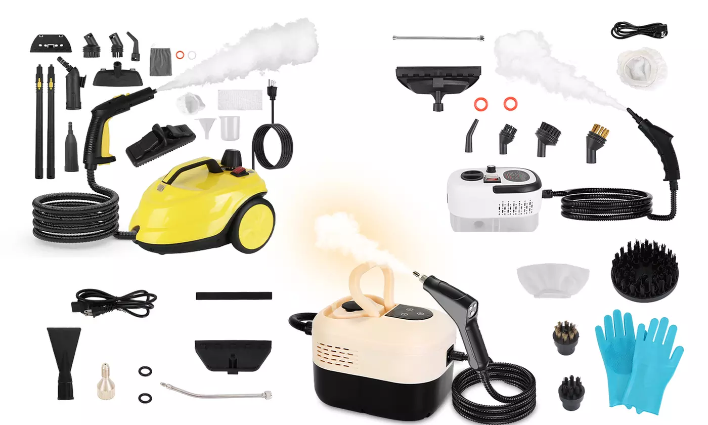 iMounTEK Powerful Handheld Steam Cleaner High-Temp Deep Cleaning Steamer