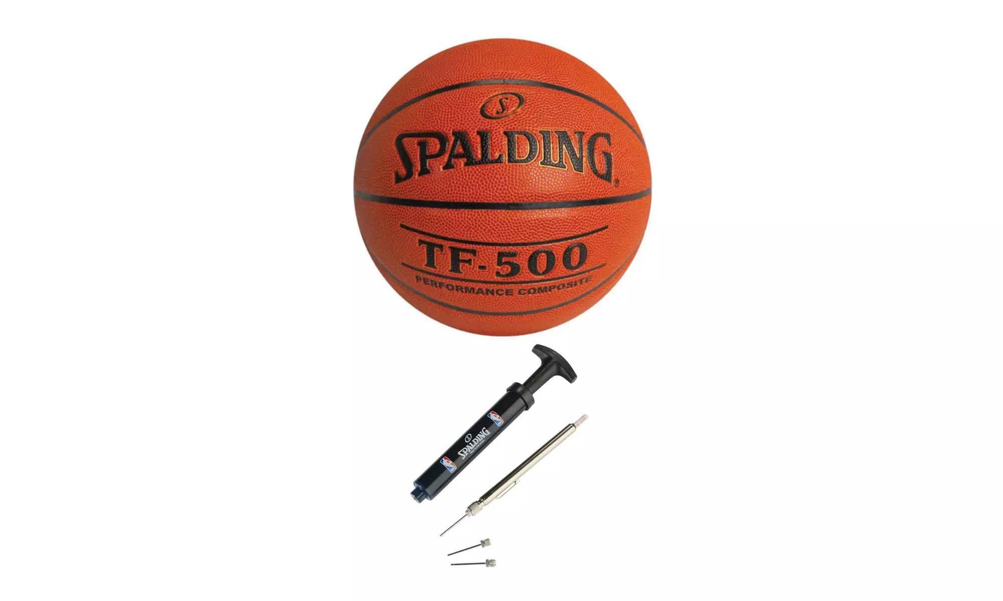 Spalding TF-500 Performance Composite Basketball (28.5-In) with Maintenance Kit - Primary Image