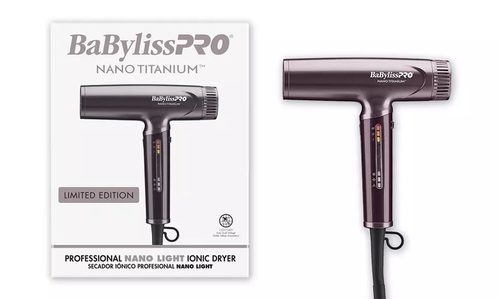 BaBylissPRO Nano Titanium Light Ionic High-Speed Dryer Limited Edition Nightfall - Primary Image