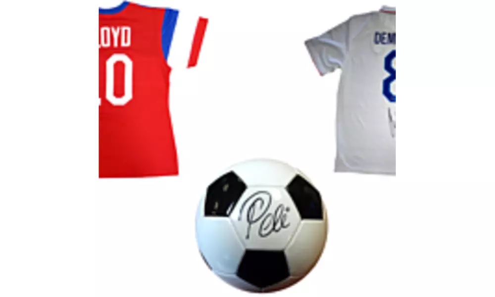 Autographed Soccer Memorabilia - Primary Image