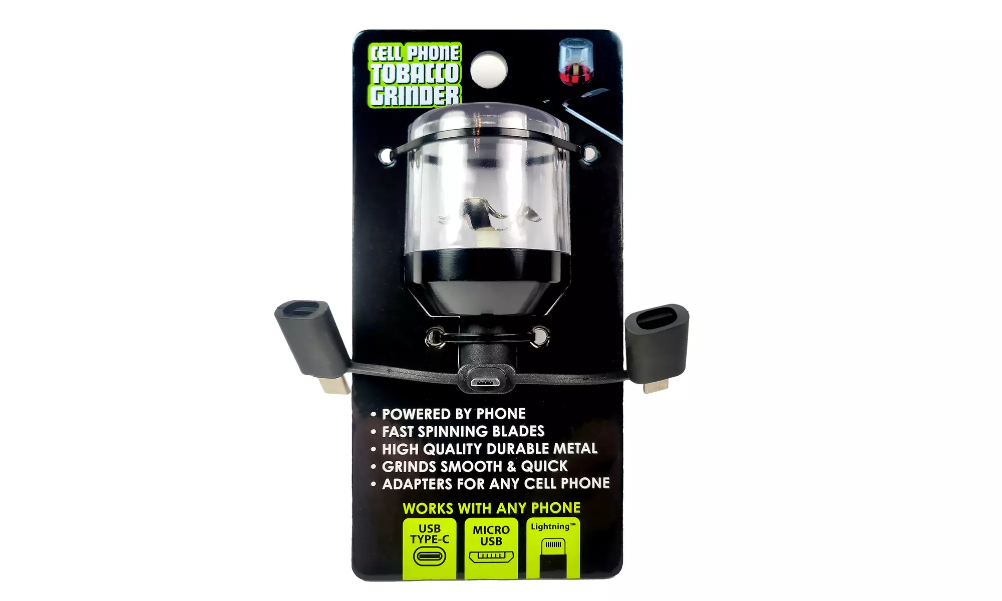 Cellphone Attachment Tobacco Grinder - Second Medium