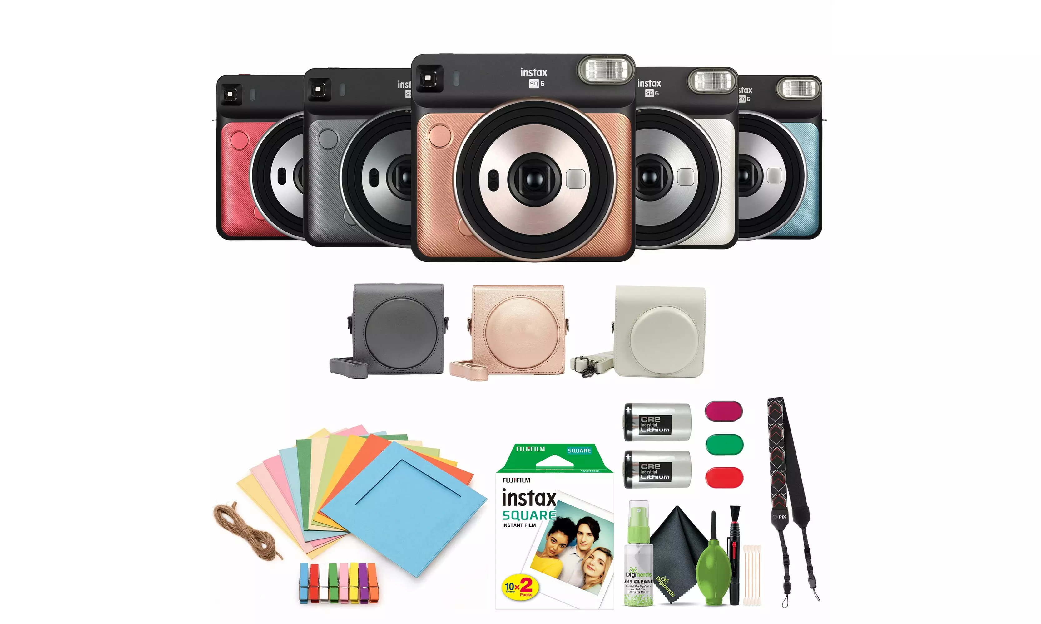 Fujifilm instax SQUARE purchases SQ6 Instant Camera bundle