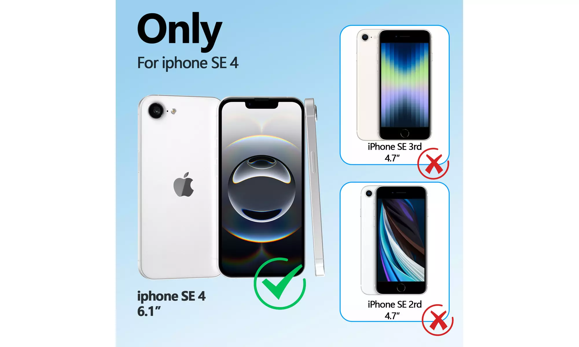 AICASE Clear MagSafe Compatible Case for iPhone 16e