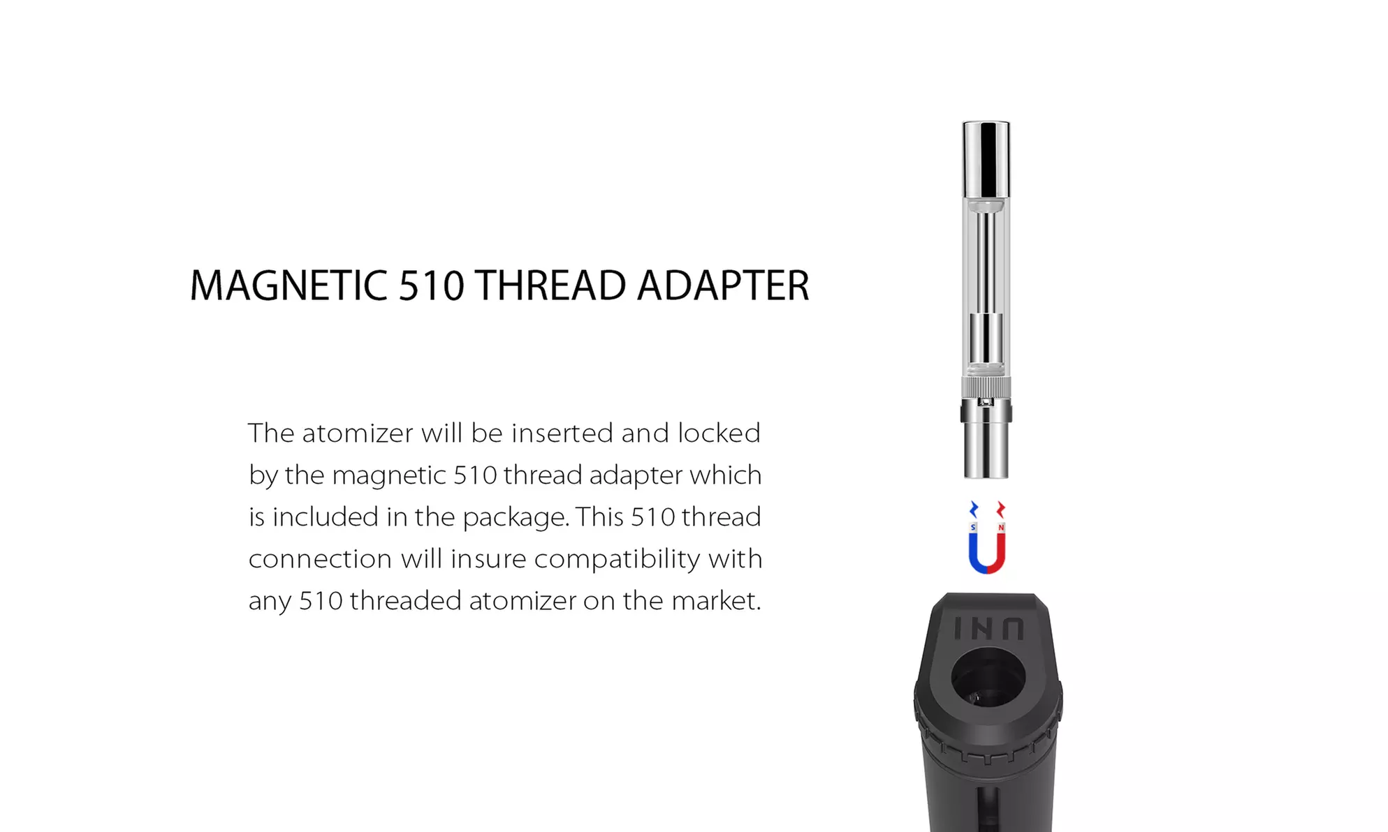 Yocan UNI Universal Vaporizer Portable Mod Box 510 Thread Vape 