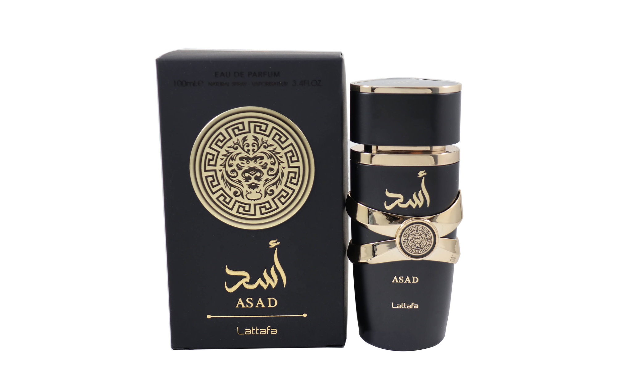 Asad By Lattafa 3.4oz/100ml Eau De Parfum Spray For Men New In Box