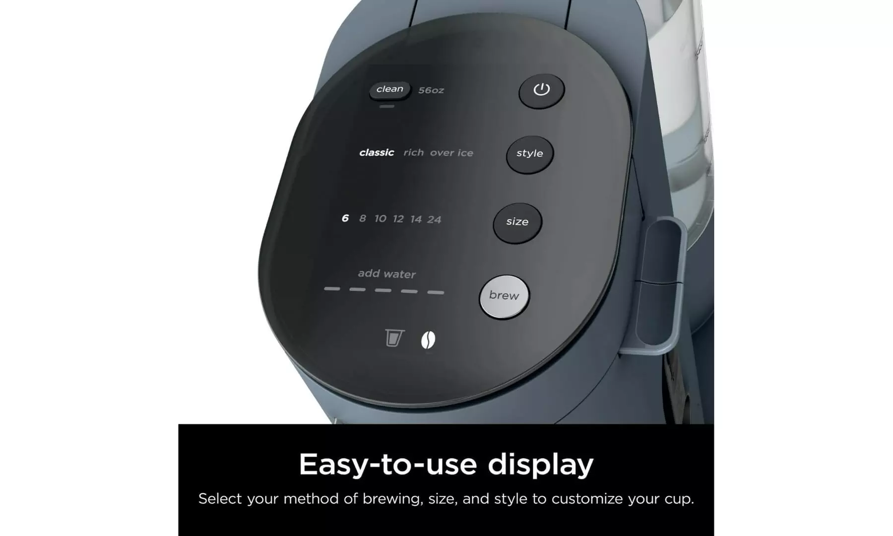 Refurbished Ninja PB040 Pods & Grounds Coffee Maker, 4 Brew Styles