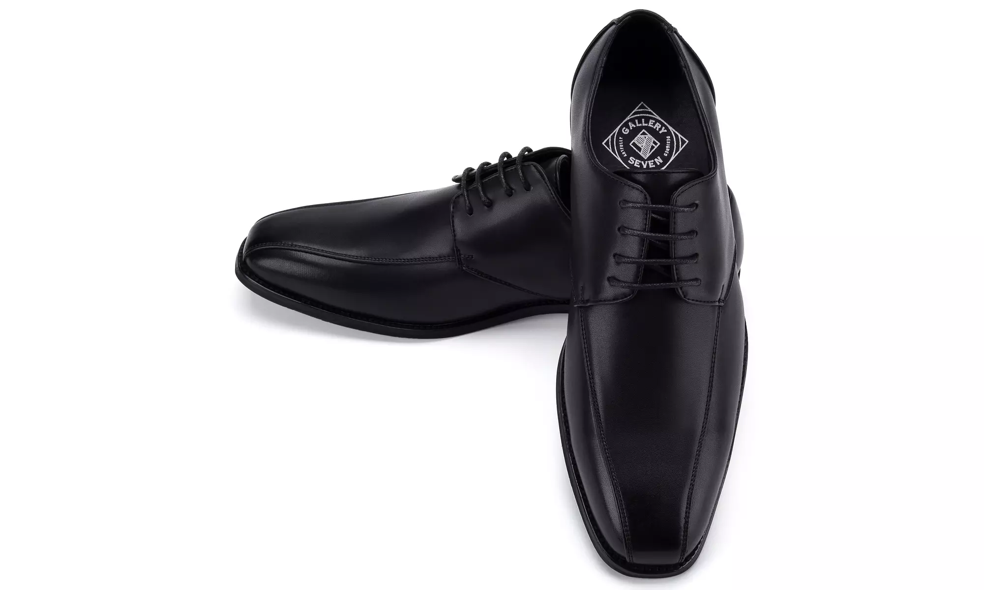 Gallery Seven Mens Oxford Dress Shoes - Bike Toe