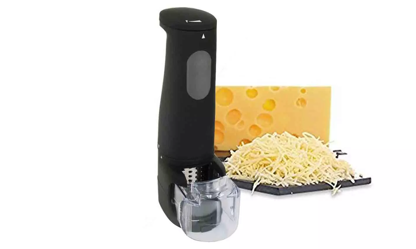 Battery Operated Electronic Cheese Grater For Grating Cheese, Spices And Nuts - Primary Image