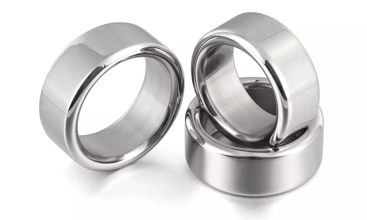 Stainless Steel Metal Silver C-Ring Penis Enhancer