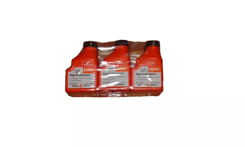 STIHL 0781 319 8008 2.6 Ounce High Performance 2 Cycle Engine Oil, 6 Pack - Primary Image