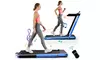 Superfit 2.25HP 2 in 1 Folding Treadmill Speaker Home Gym