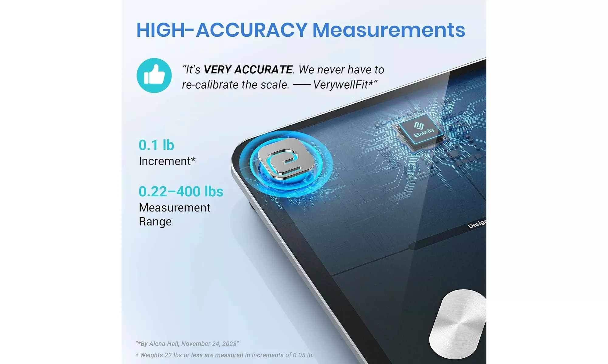 Etekcity Smart Scale for Body Weigh