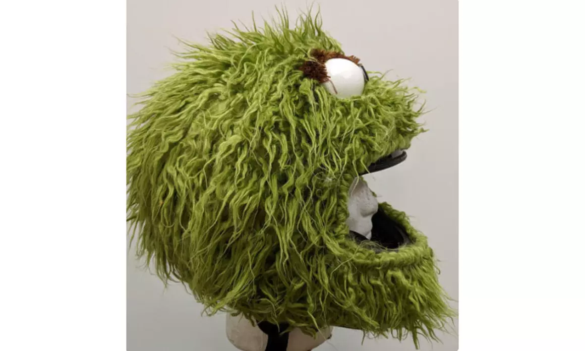 Oscar the Grouch Motorcycle Helmet Cover - Primary Image