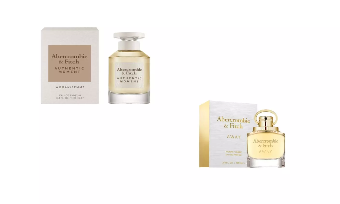 Abercrombie & Fitch Authentic Moment or Away EDP for Women (3.4 Fl. Oz)