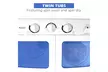 Portable Mini Compact Twin Tub 17lb Washing Machine Washer Spin Dryer - Second Medium