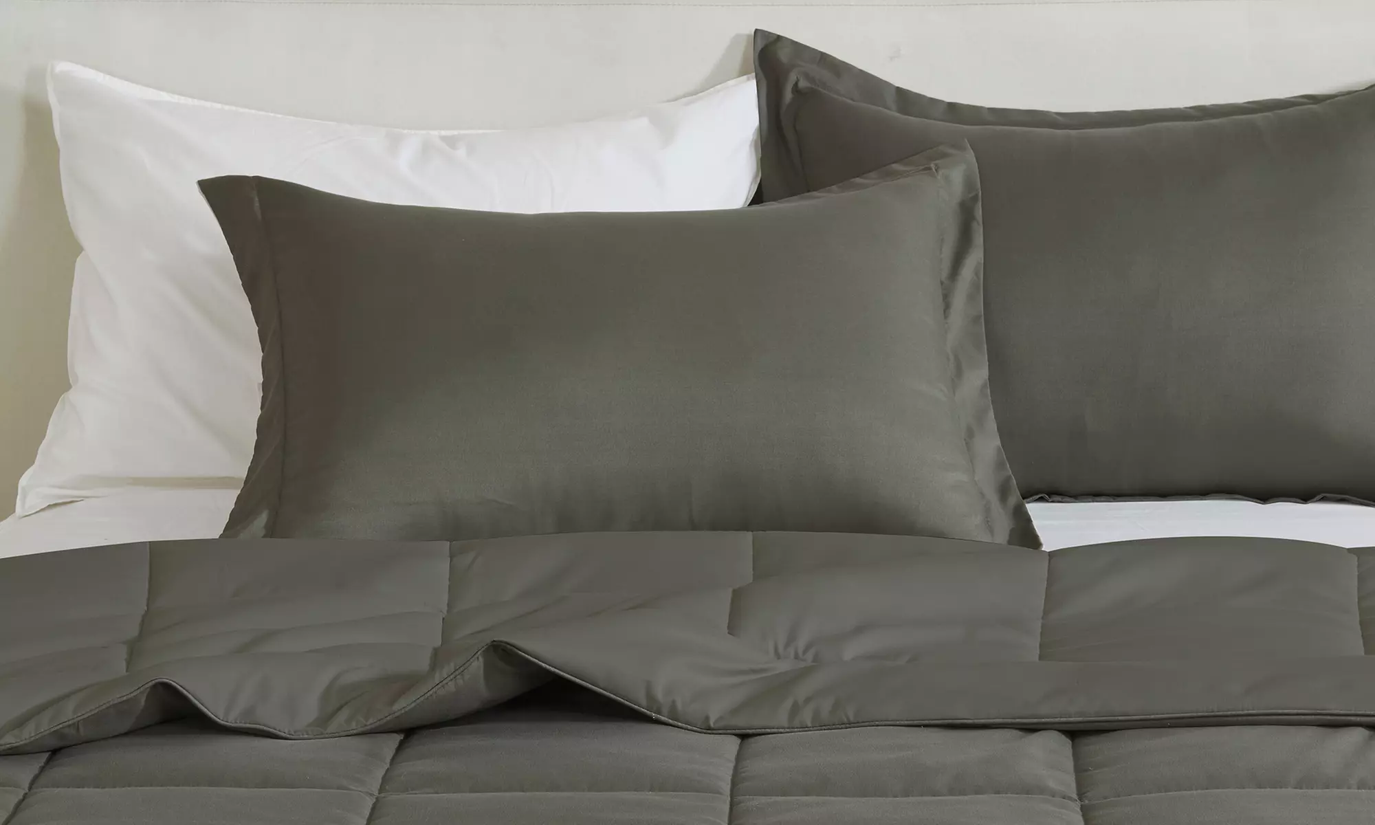 FreshFolds Reversible Down Alternative Comforter Set 