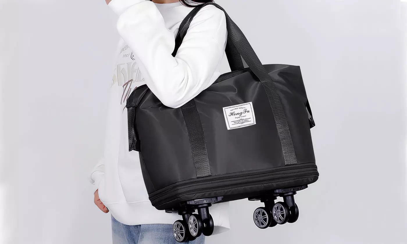 Multi-Functional Duffel Bag Lightweight Expandable Travel Bag With Wheels