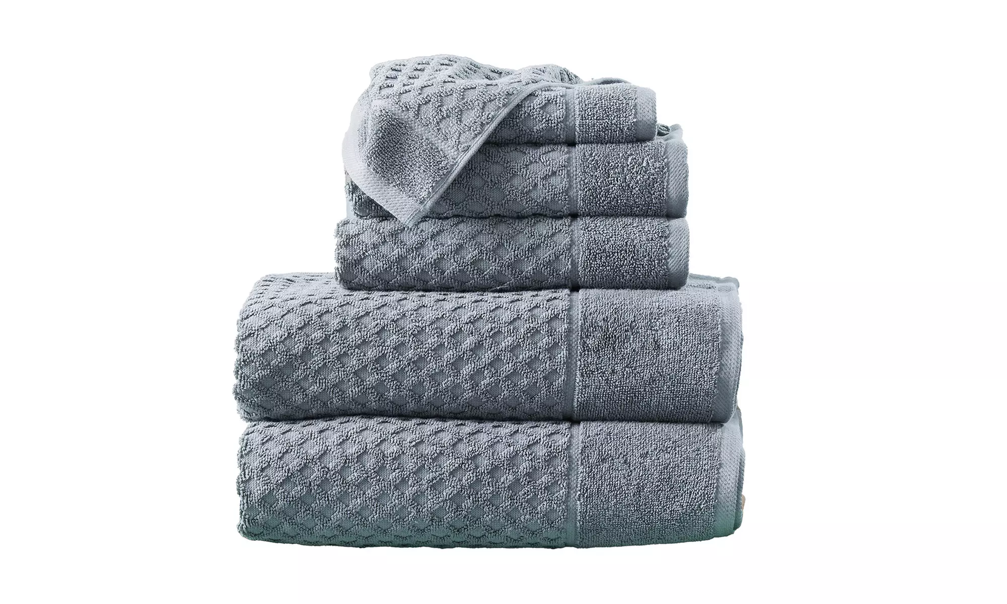 Ultra-Soft 100% Cotton Diamond Waffle Bath Towels