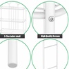 Image 6: Costway 3 Shelf Over The Toilet Bathroom Space Saver Towel Storage