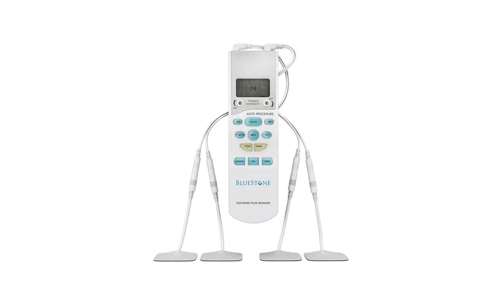TENS Unit Handheld Electronic Pulse Massager with 8 Pads - Primary Image