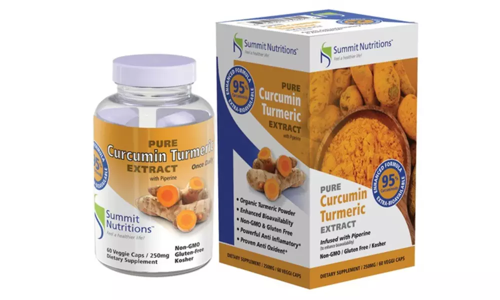 Summit Nutritions Organic Curcumin Turmeric Extract (1-, or 3-Pack) - Second Medium