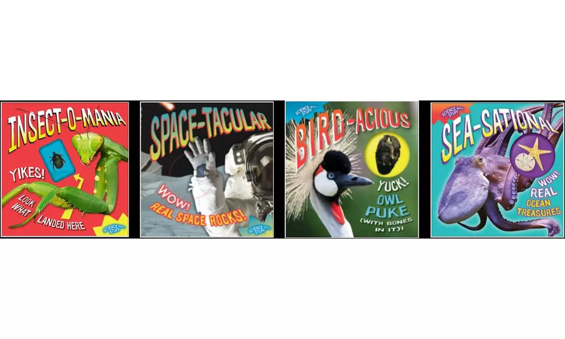 "SCIENCE WITH STUFF" 4-BOOK SET - Primary Image