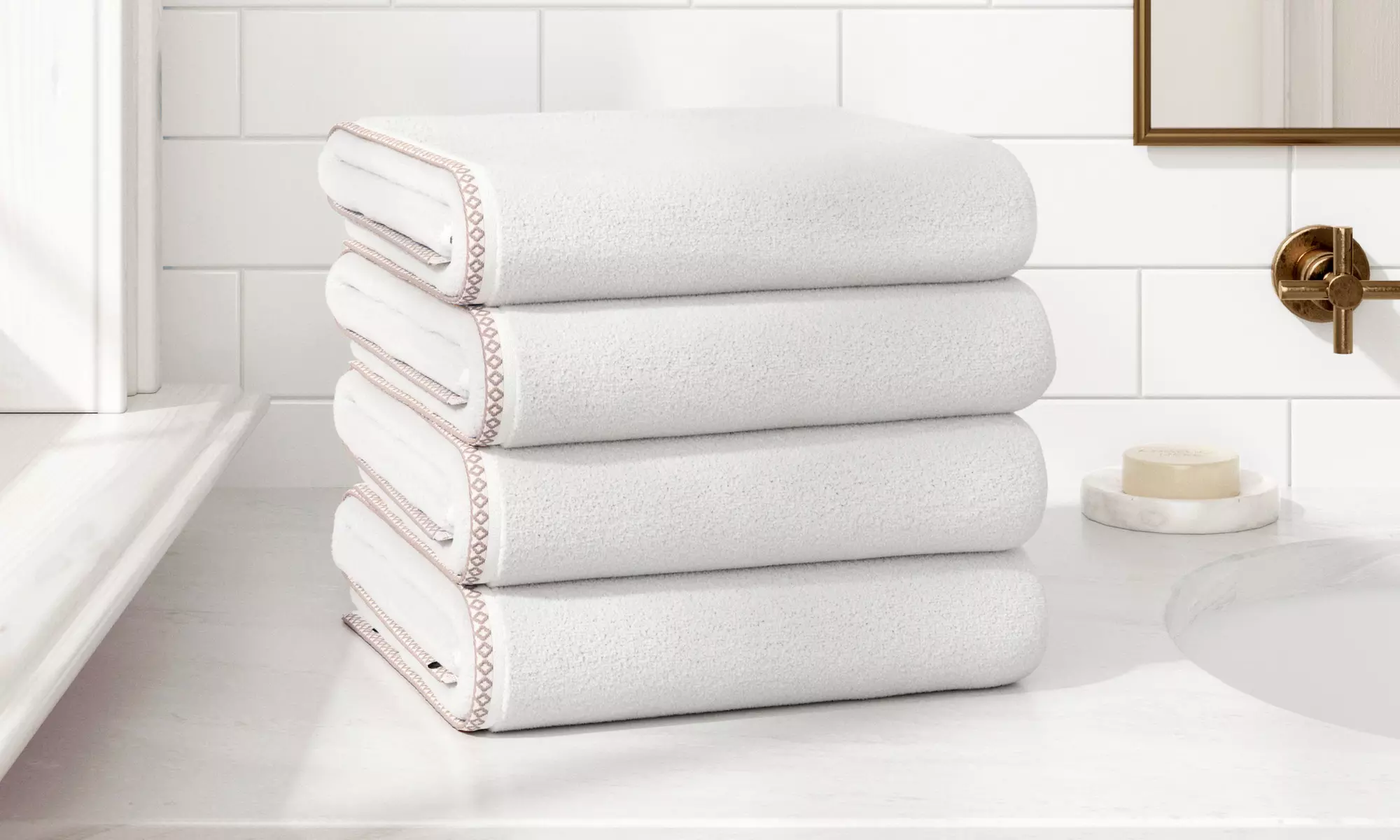 Boho-Inspired Quick-Dry Cotton Towels