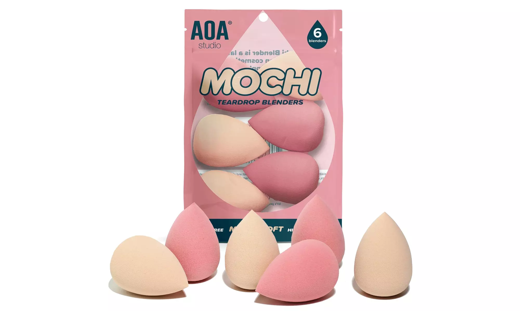 AOA Studio Collection Makeup Mochi Sponge Set Makeup Blender - Primary Image