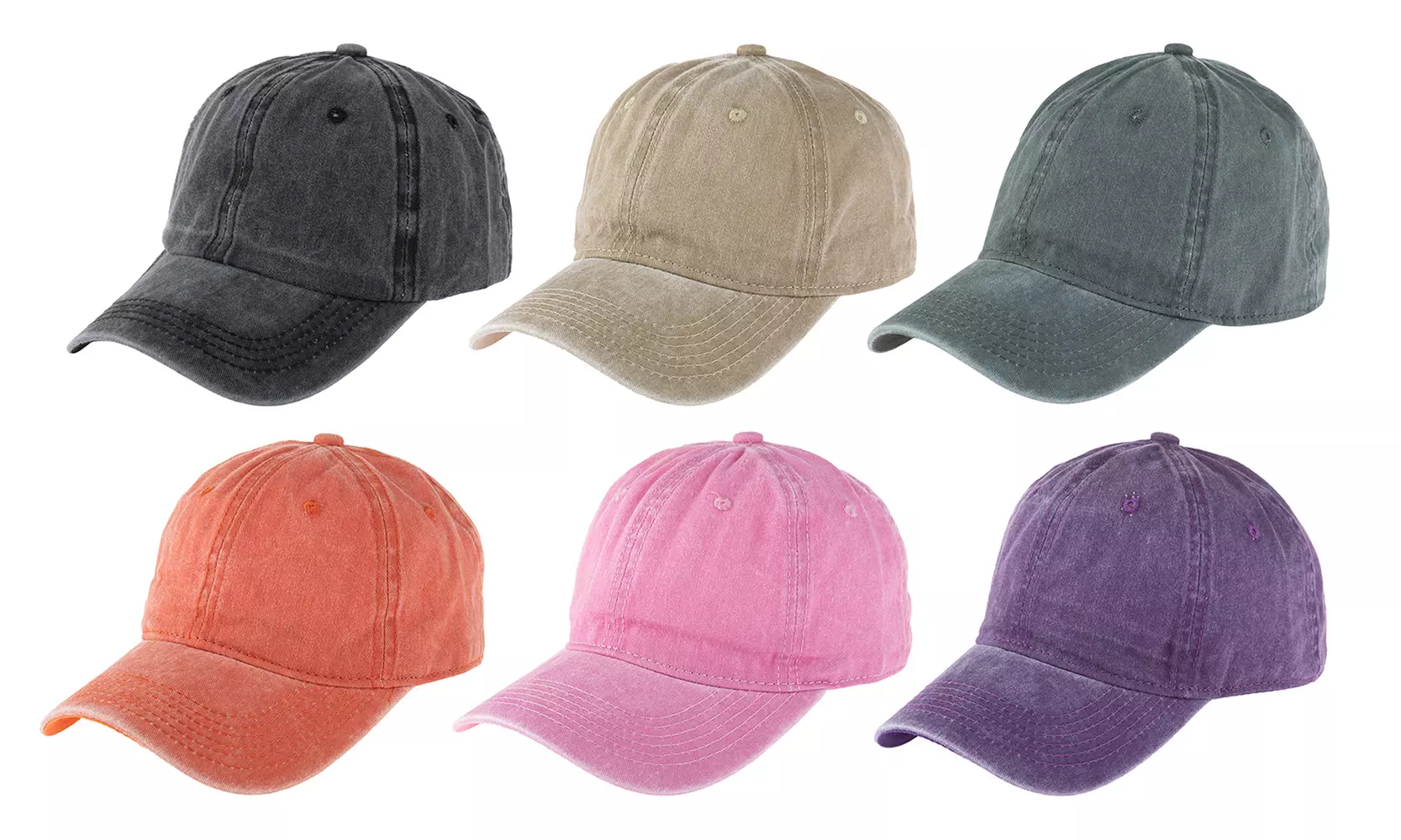 Acid Washed Baseball Cap - Primary Image