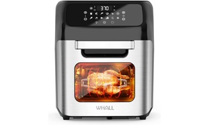 Whall 13QT Electric Air Fryer Oven, 1700W, 12-in-1 Family Rotisserie - Renewed
