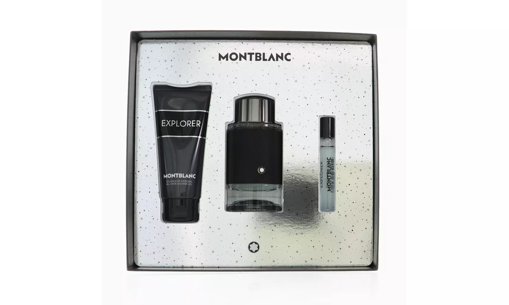 Montblanc Explorer, Explorer Platinum, or Explorer Ultra Blue 3 Piece Gift Set