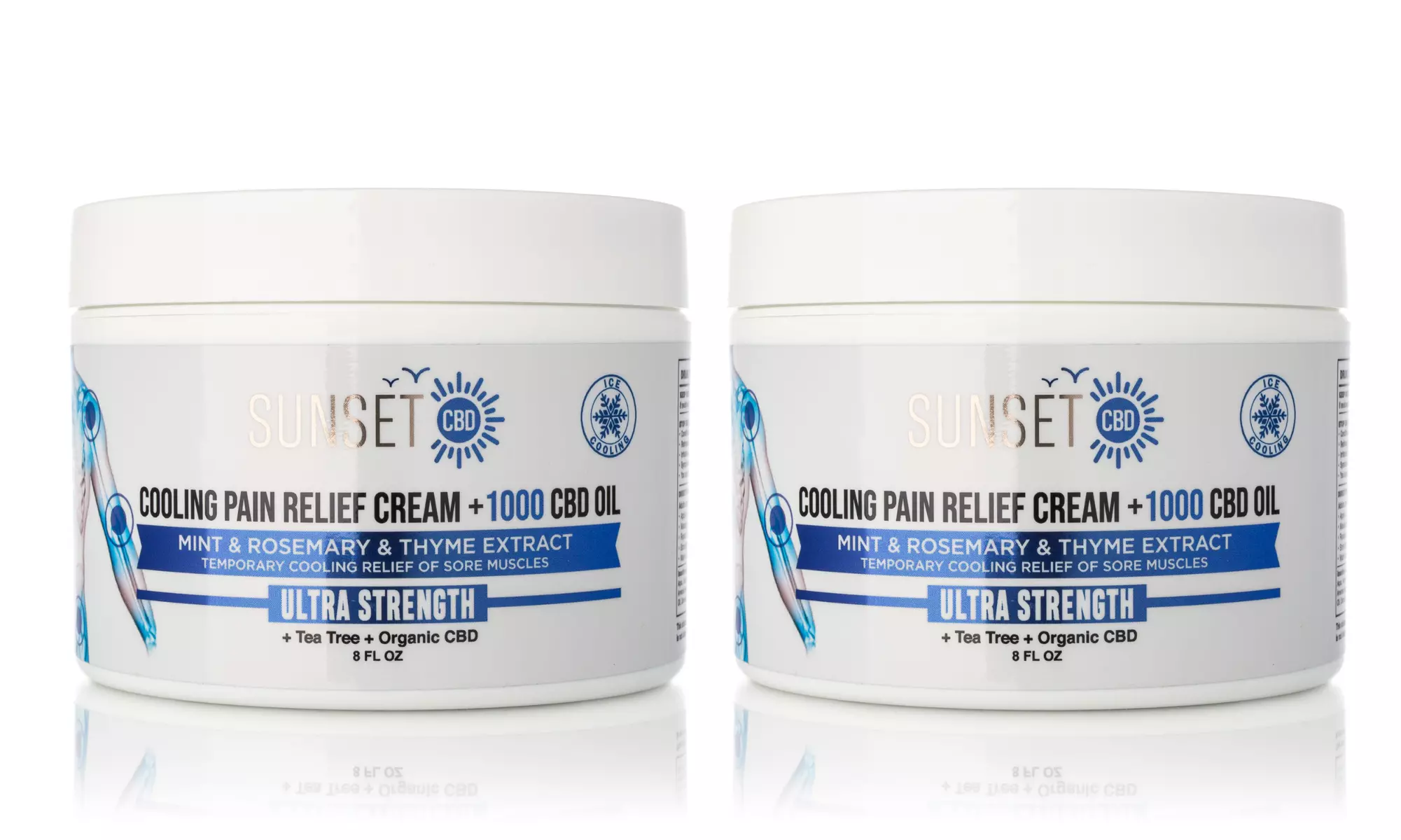 BUNDLE Pain Relief from Sunset CBD 1 pack / 2 pack  Options