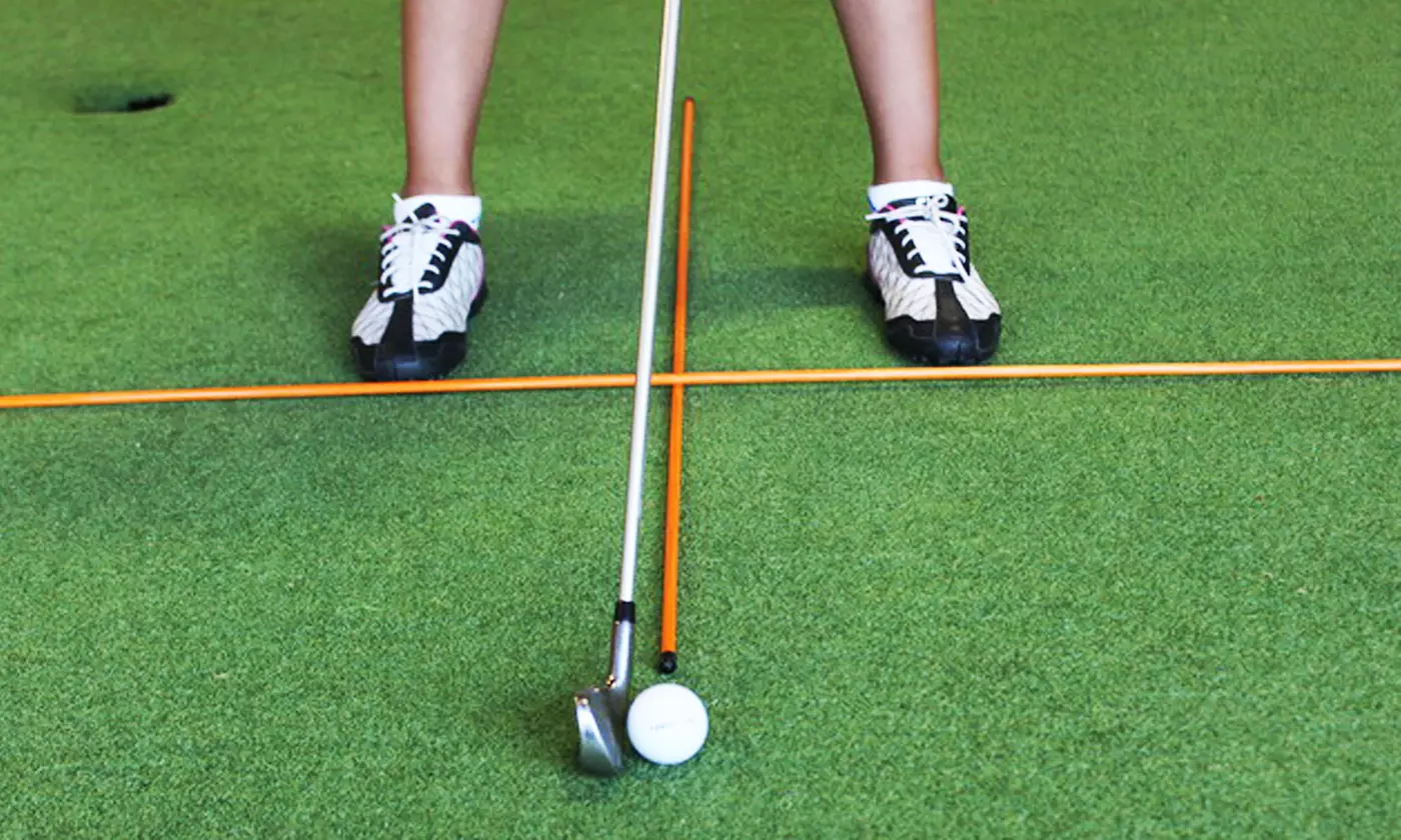 A99 Golf Practice Putting Alignment Swing Tour Sticks  - Second Medium