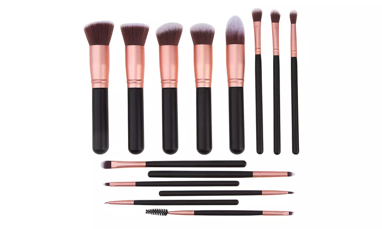 Bueart Kabuki and Precise Makeup Brush Set (14-Piece) - Primary Image