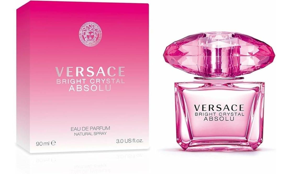 Versace Bright Crystal Absolu Eau De Parfum for Women 3.0 Fl. Oz.
