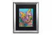 Dean Russo 'Tigger Custom-1' Matted Silver Framed Art - Second Medium