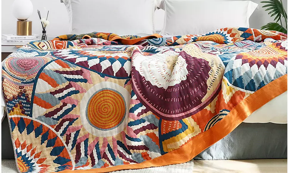 Peace Nest Peace Nest Boho Throw Blanket 