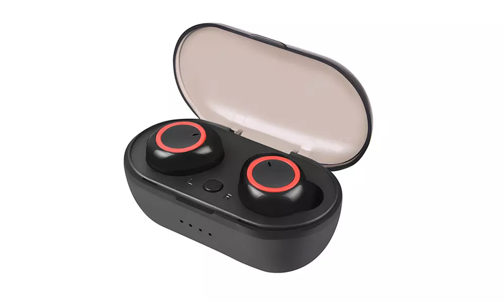 TWS Wireless Bluetooth Headset V5.0 Sports Earbuds with charging Box - Primary Image
