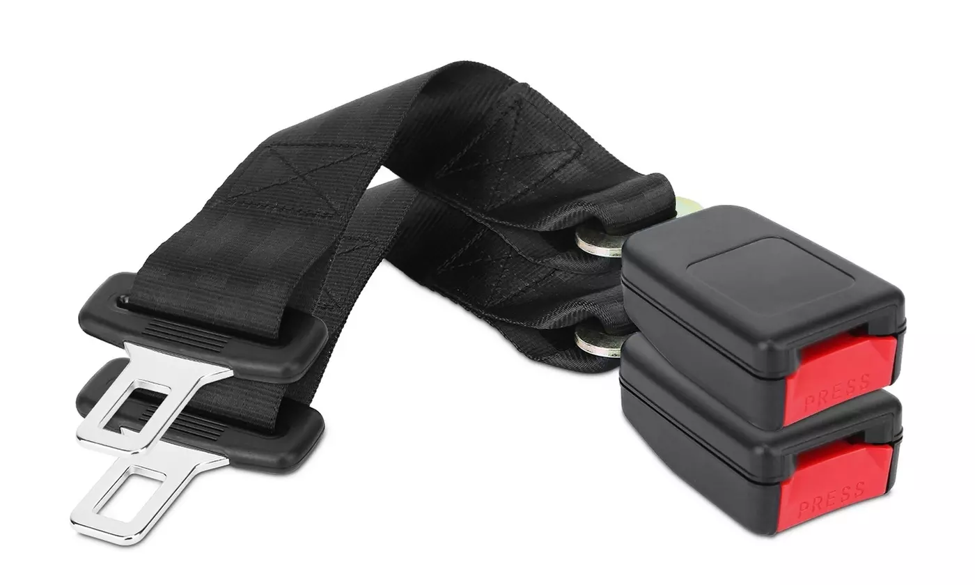 iMounTEK 2‑Pack Universal 9"/14" Car Seat Belt Extenders
