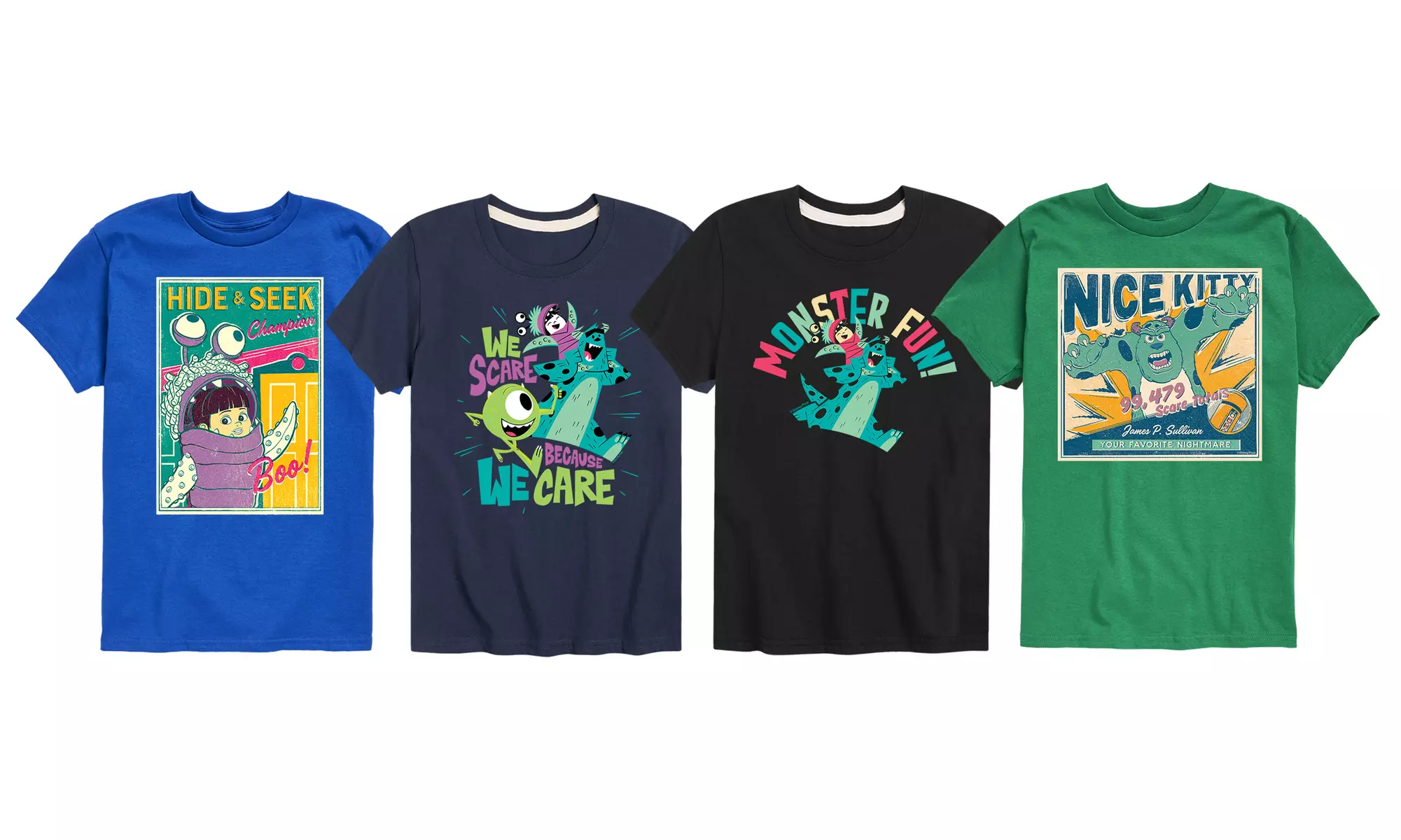 Disney Monsters Inc Kid's Graphic Tees Officially Licensed - Primary Image