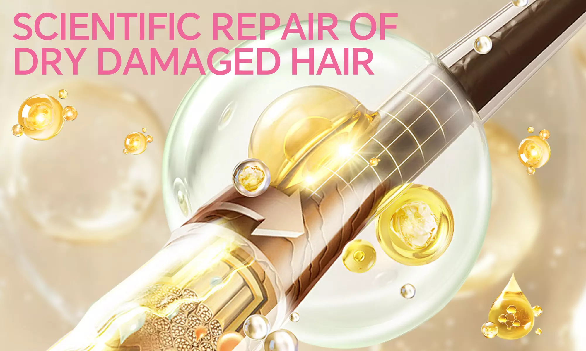 SAISZE Collagen Hair Mask Argan Oil for All Hair Types 8.45oz (250ml)
