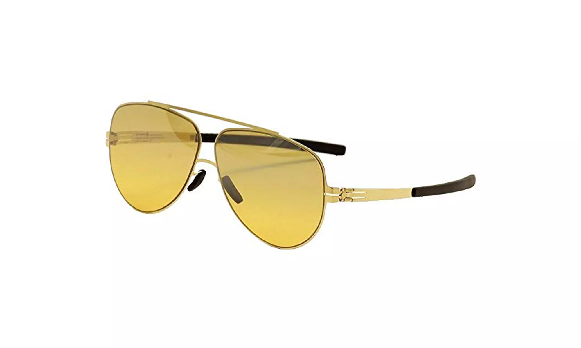 IC! Berlin Maik O. Sun Gold Frame Sunglasses for Men & Women - Primary Image