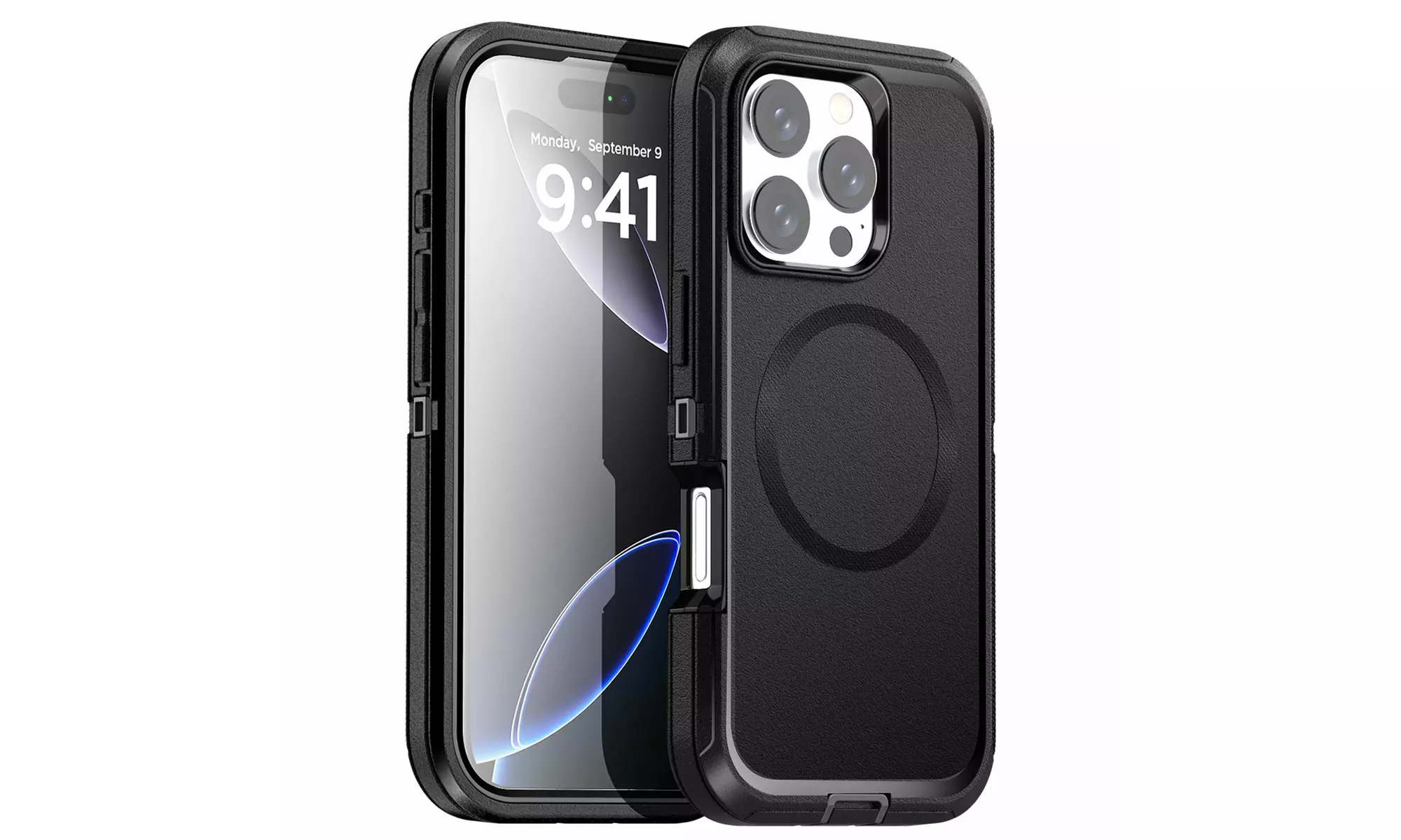 MagSafe Case For iPhone 16 Pro/16 Plus Shockproof Heavy Duty 3-layer RuggedCover - Primary Image